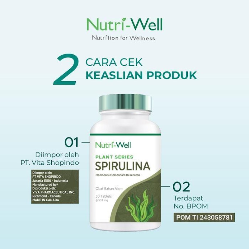 Nutriwell Plant Series Spirulina 3