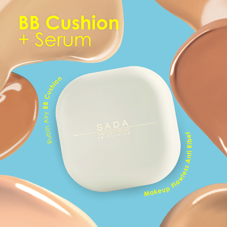 Intisari Kreasi Lestari SADA New Rubin Airy BB Cushion
