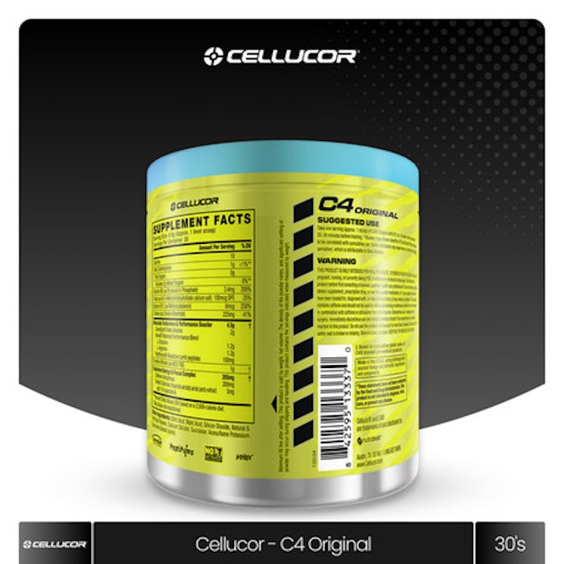 Cellucor C4 Original Icy Blue Razz 4