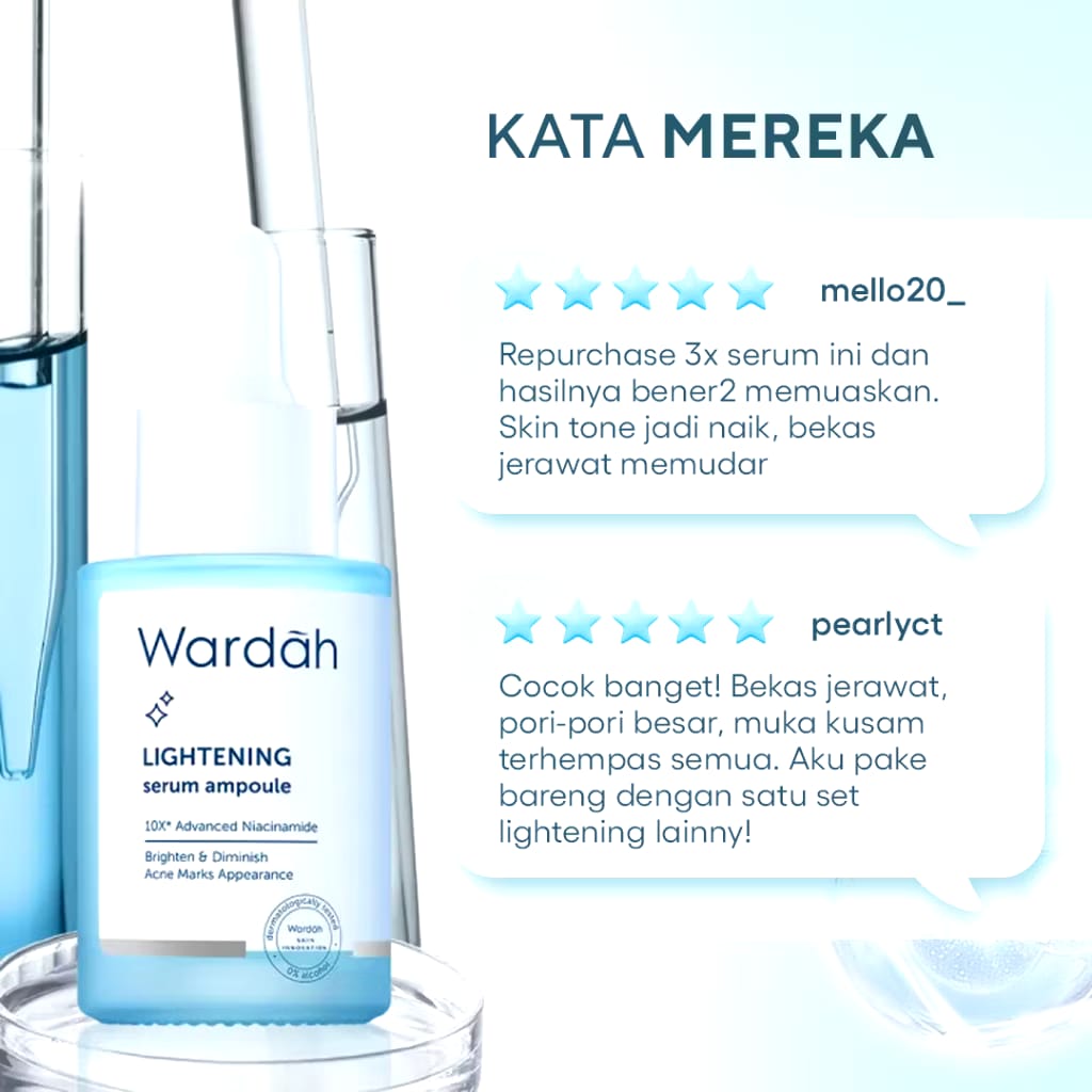 Paragon Technology and Innovation Wardah Lightening 5% Niacinamide Serum Ampoule