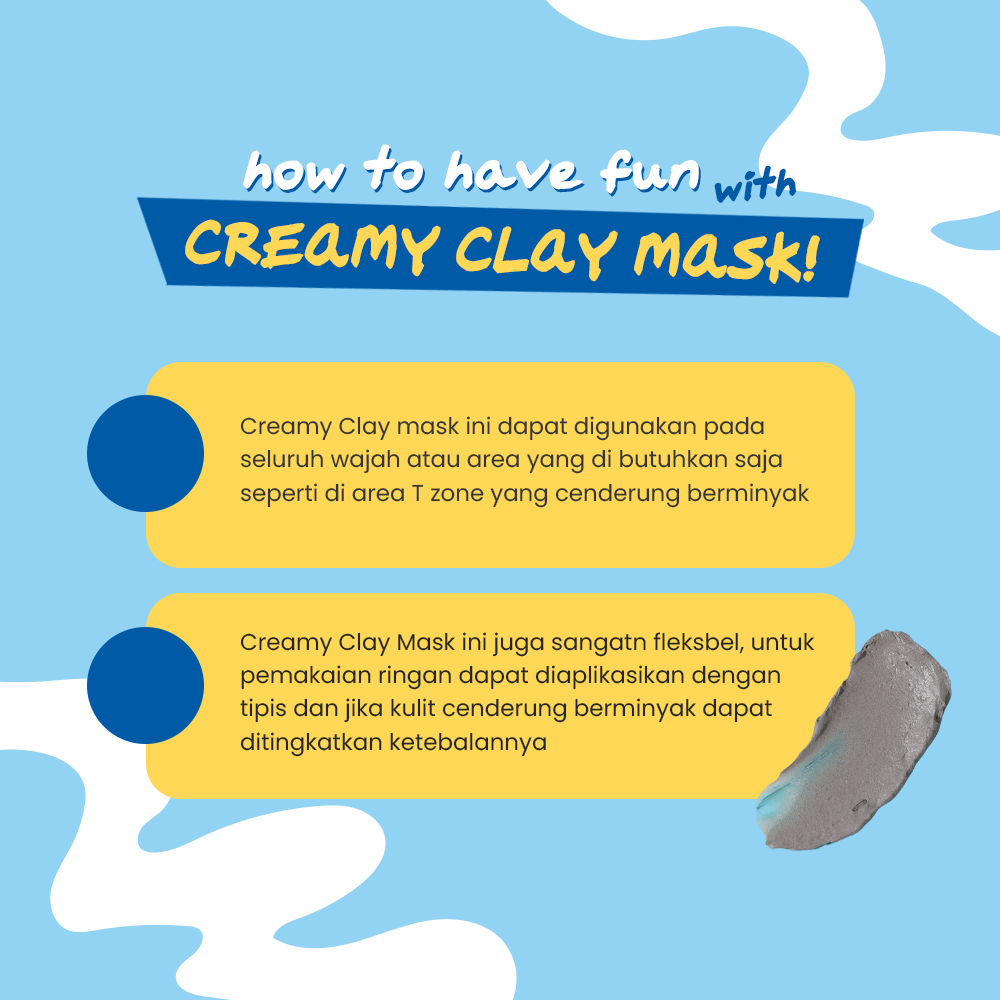 Erha Clinic Indonesia Dermies Clear Me Creamy Clay Mask - Masker Jerawat