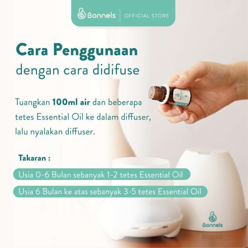 Bonnels Starter Pack (Diffuser + 3 Essential Oil 5ml)