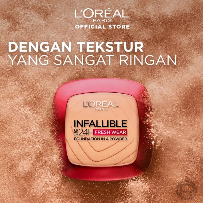Infallible 24H Fresh Wear Foundation In A Powder 20 Ivory 5