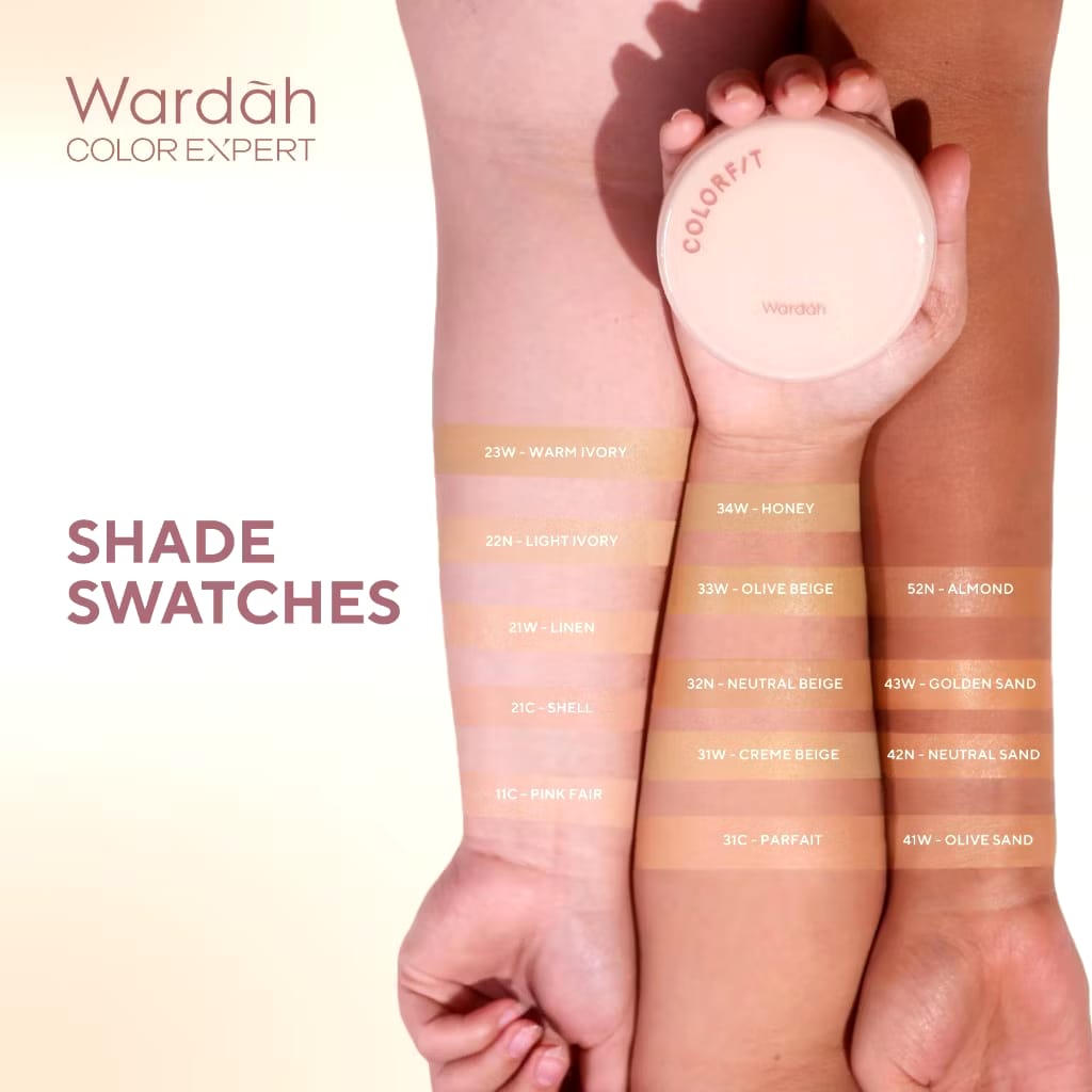 Paragon Technology and Innovation Wardah Colorfit Perfect Glow Cushion 32N Neutral Beige