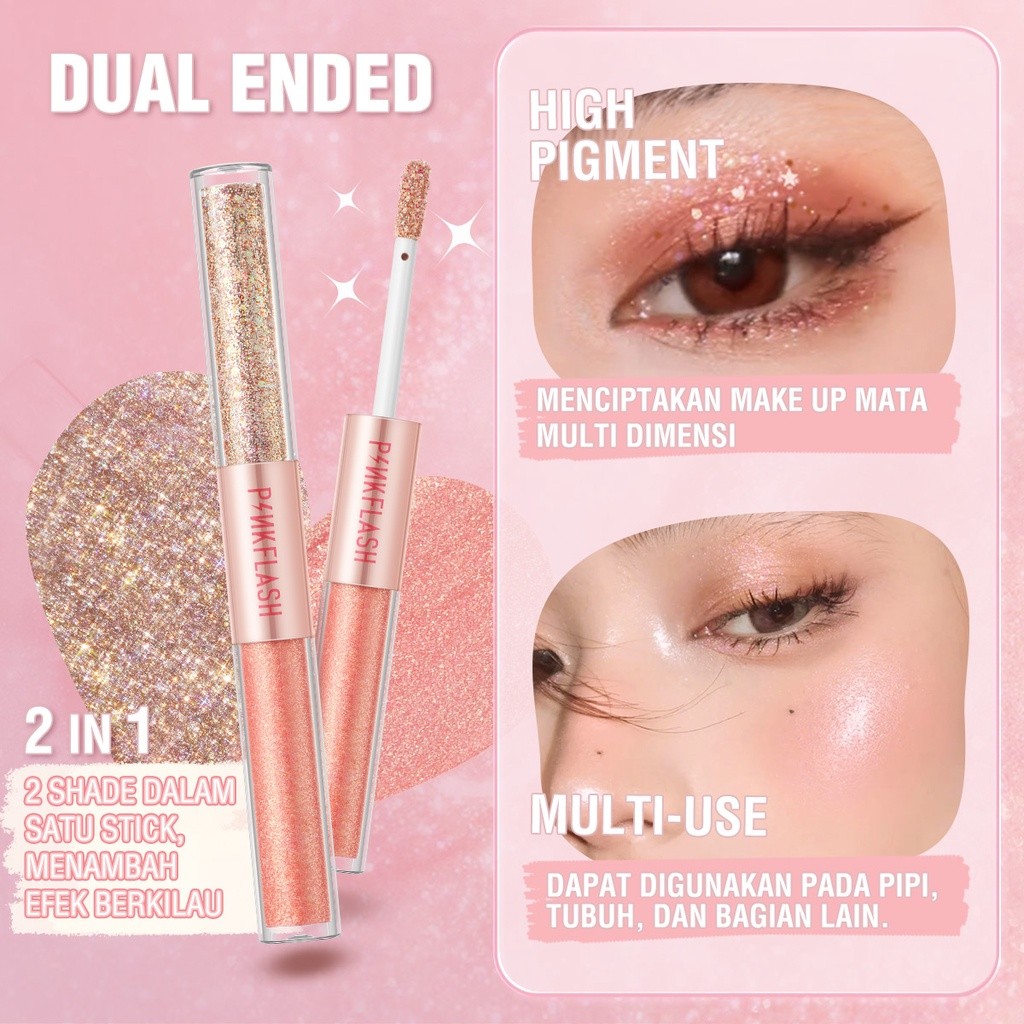 DoubleGlow 2 in 1 All Glow Liquid Eyeshadow 04 Rainbow Galaxy 2