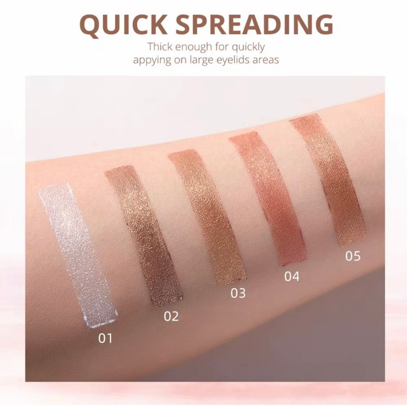SicosLAB Glitter Eyeshadow Pencil #103 Milktea 4
