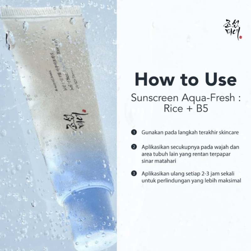 Beauty of Joseon Sunscreen Aqua-Fresh : Rice + B5 4