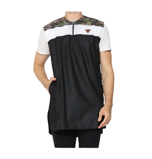 NauhTec Rompi Sholat Pria Rosal Model Zipper