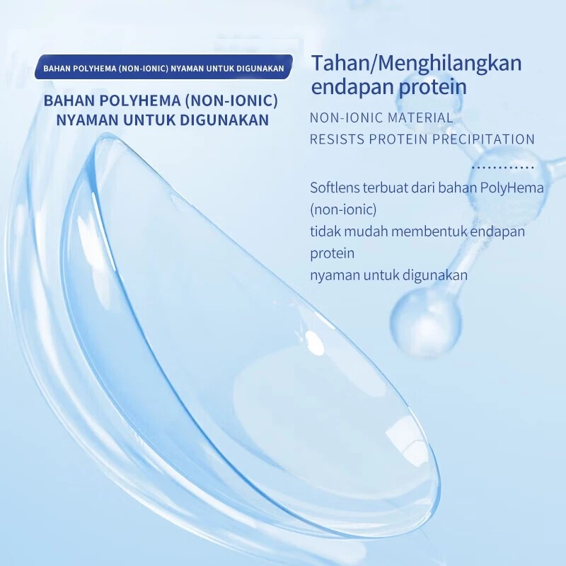 Iris Internasional Mysticeyes Softlens -2.00 Clear Lens