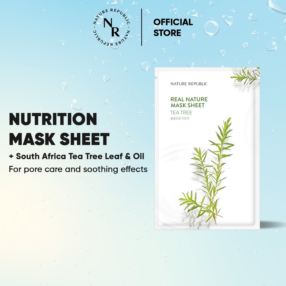 Nature Republic Nature Republic Real Nature Mask Sheet Tea Tree