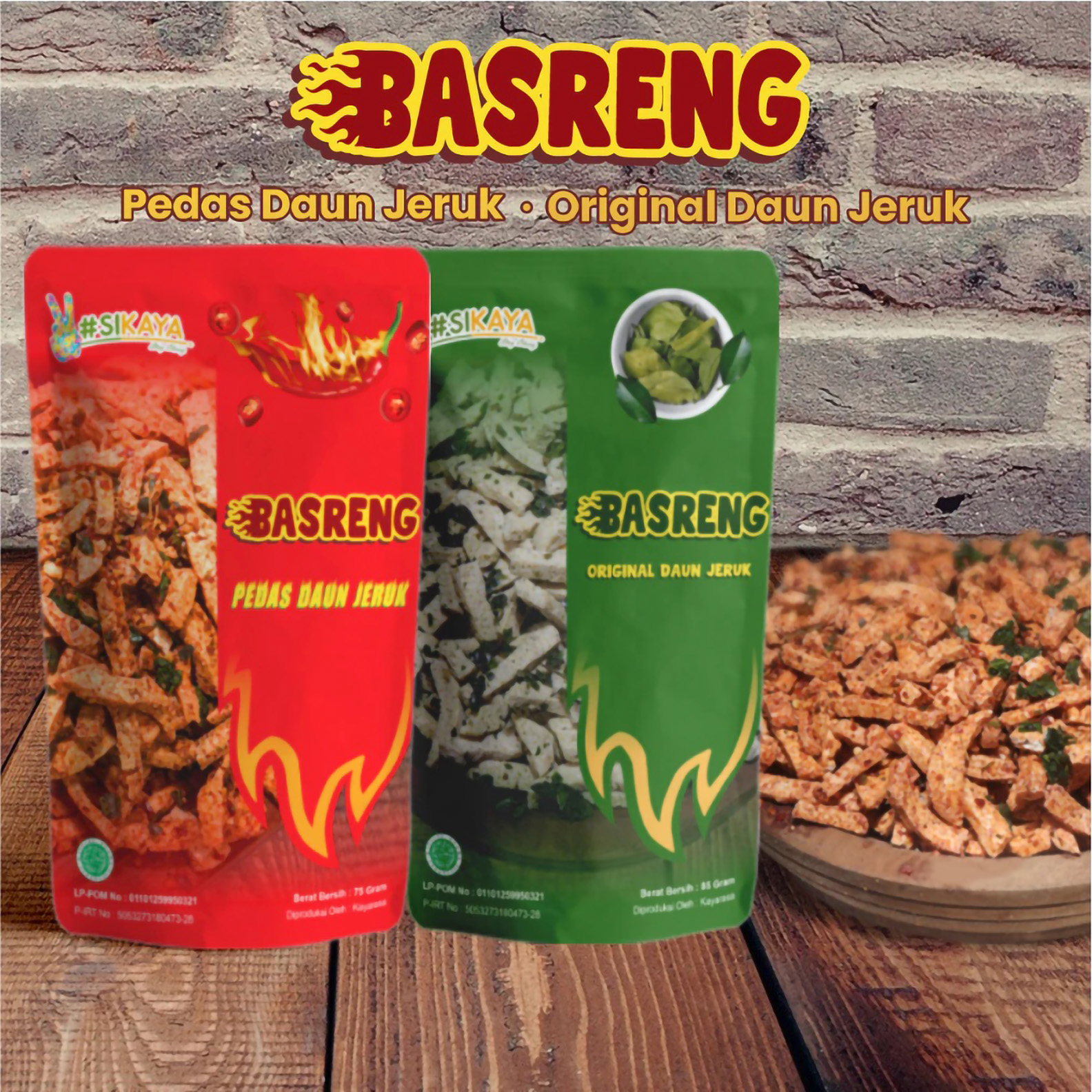 SIKAYA Basreng Daun Jeruk