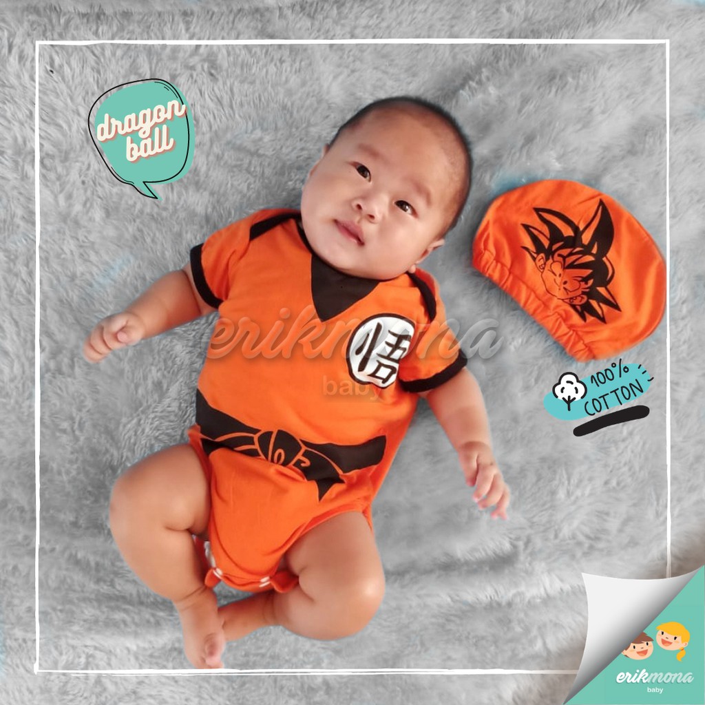 Baju Bayi Jumper Bayi Model Karakter Dragonball 4