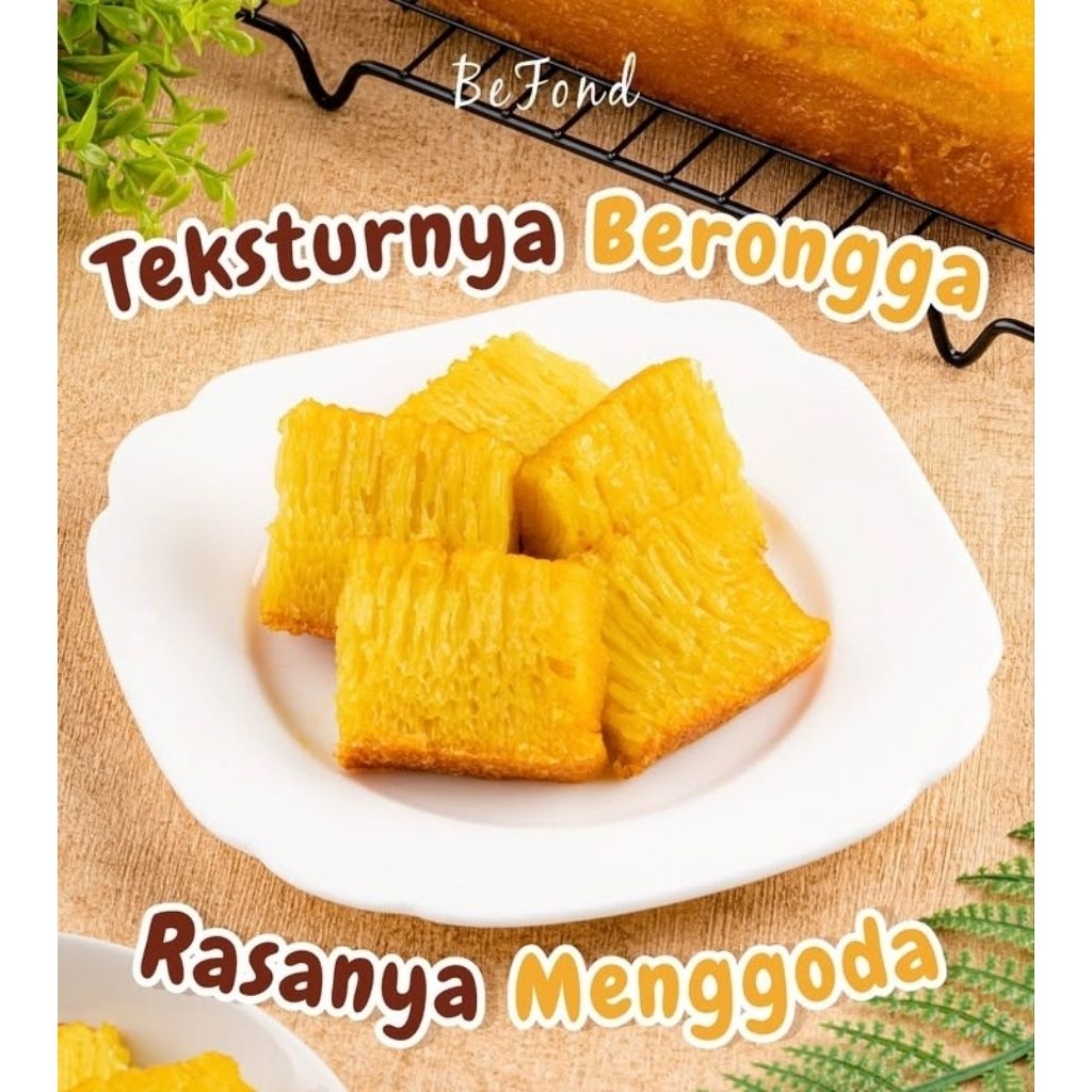 BeFond Bika Ambon Original Ukuran 20 x 20 cm