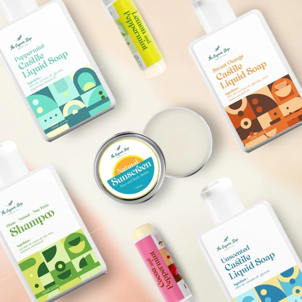 The Organic Stop  The Organic Stop Unscented Castile Liquid Soap