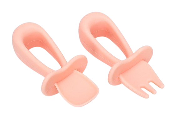 Keola Set Silicone Baby Spoon & Fork 