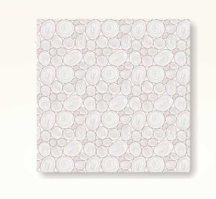 Nicole Creation Jakarta White Cakeboard Beehive & Wooden 23,5 cm