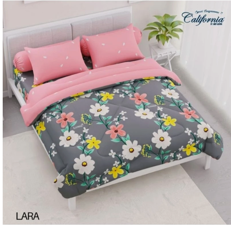 California Bed Cover Flat Fitted 5