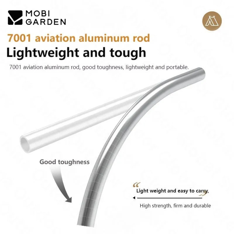  Mobi Garden Sunny Day Series Tent Silver Coat NX22561011