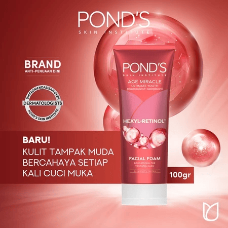 Unilever Indonesia Pond’s Age Miracle Hexyl-Retinol Facial Foam