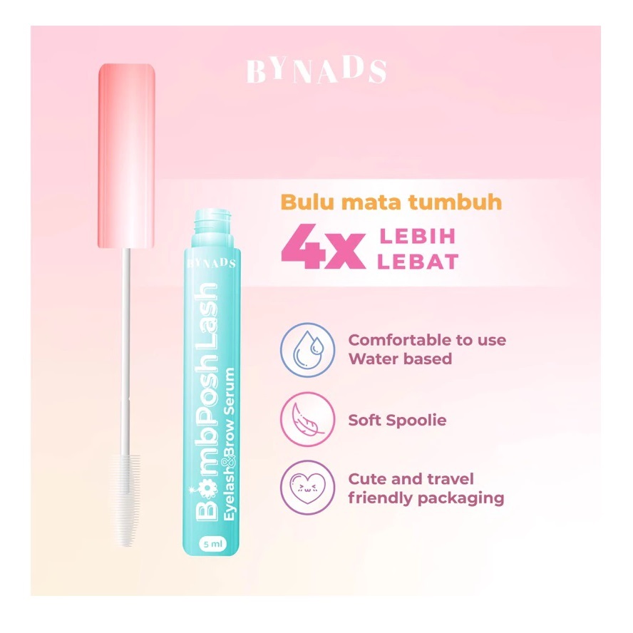 Bynads Beauty Indonesia Bynads Bombposh Lash & Brow Serum