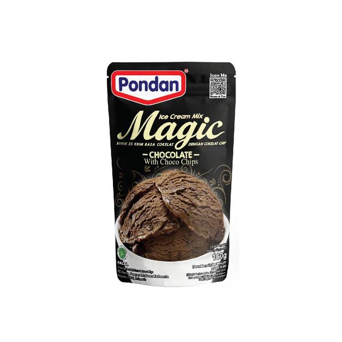 Pondan Magic Ice Cream Mix Chocolate with Choco Chips