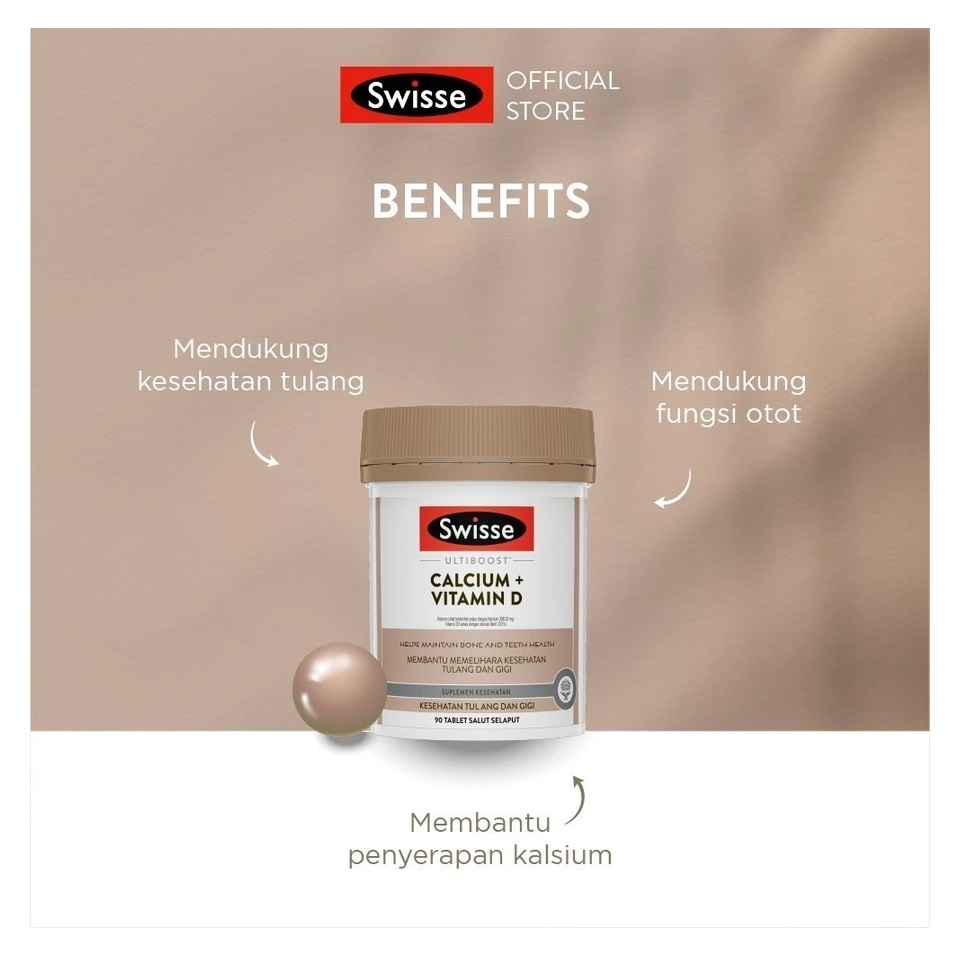 Swisse Wellness  Swisse Ultiboost Calcium + Vitamin D