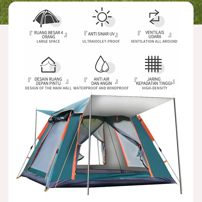  EBUY Tenda Camping Kapasitas 4-6 Orang