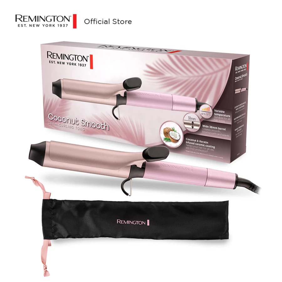 Spectrum Brands Remington Coconut Smooth Curling Iron CI5901