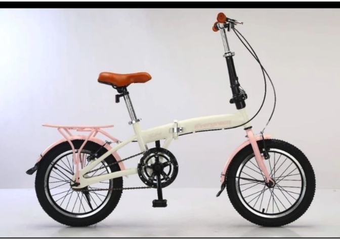 EverGreen Sepeda Lipat 16 Inchi Single Speed