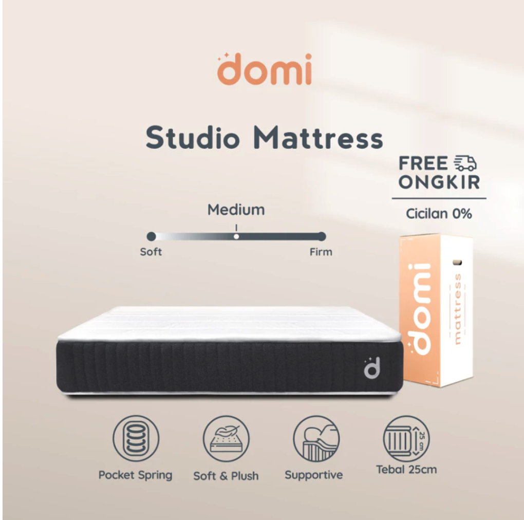 Quantum Tosan Internasional Domi Studio Mattress 25 cm 