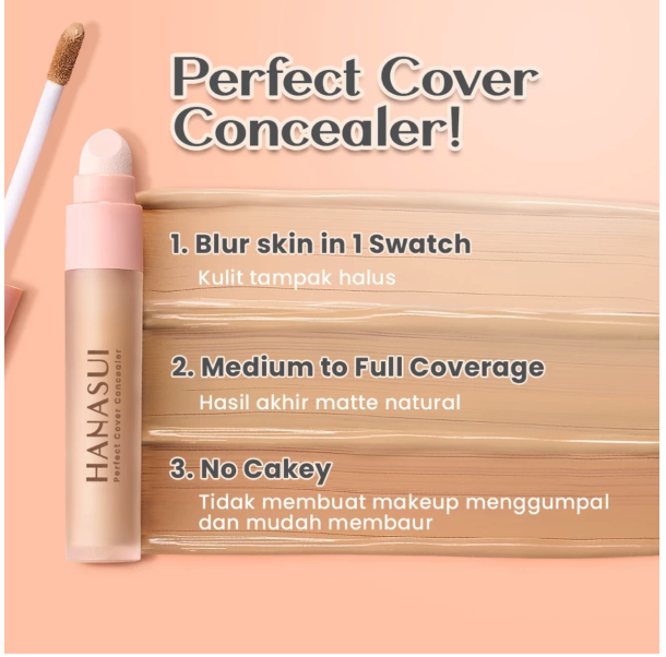Eka Jaya Internasional Hanasui Perfect Cover Concealer 01 Fair
