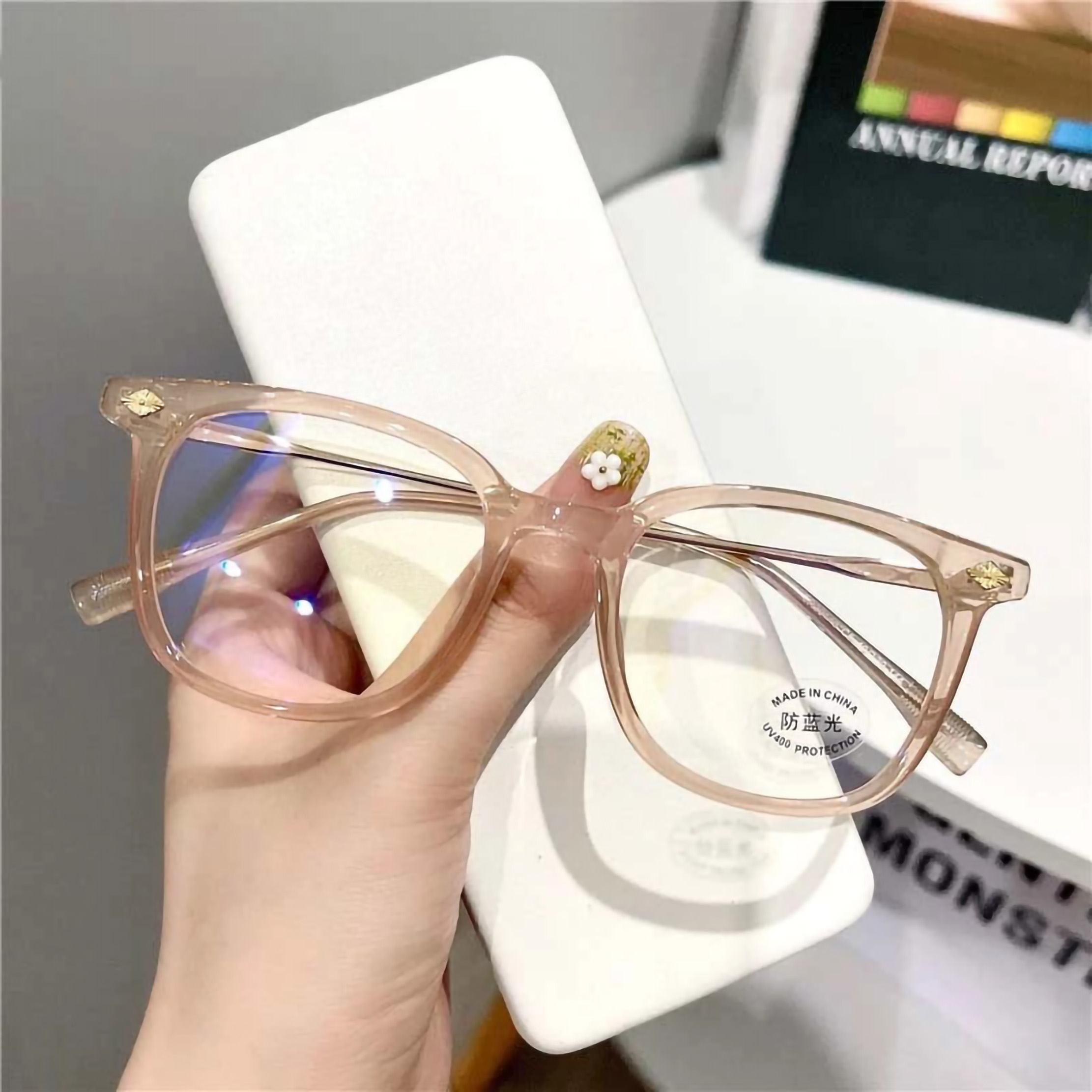  Fomamata Kacamata Minus Photochromic Square