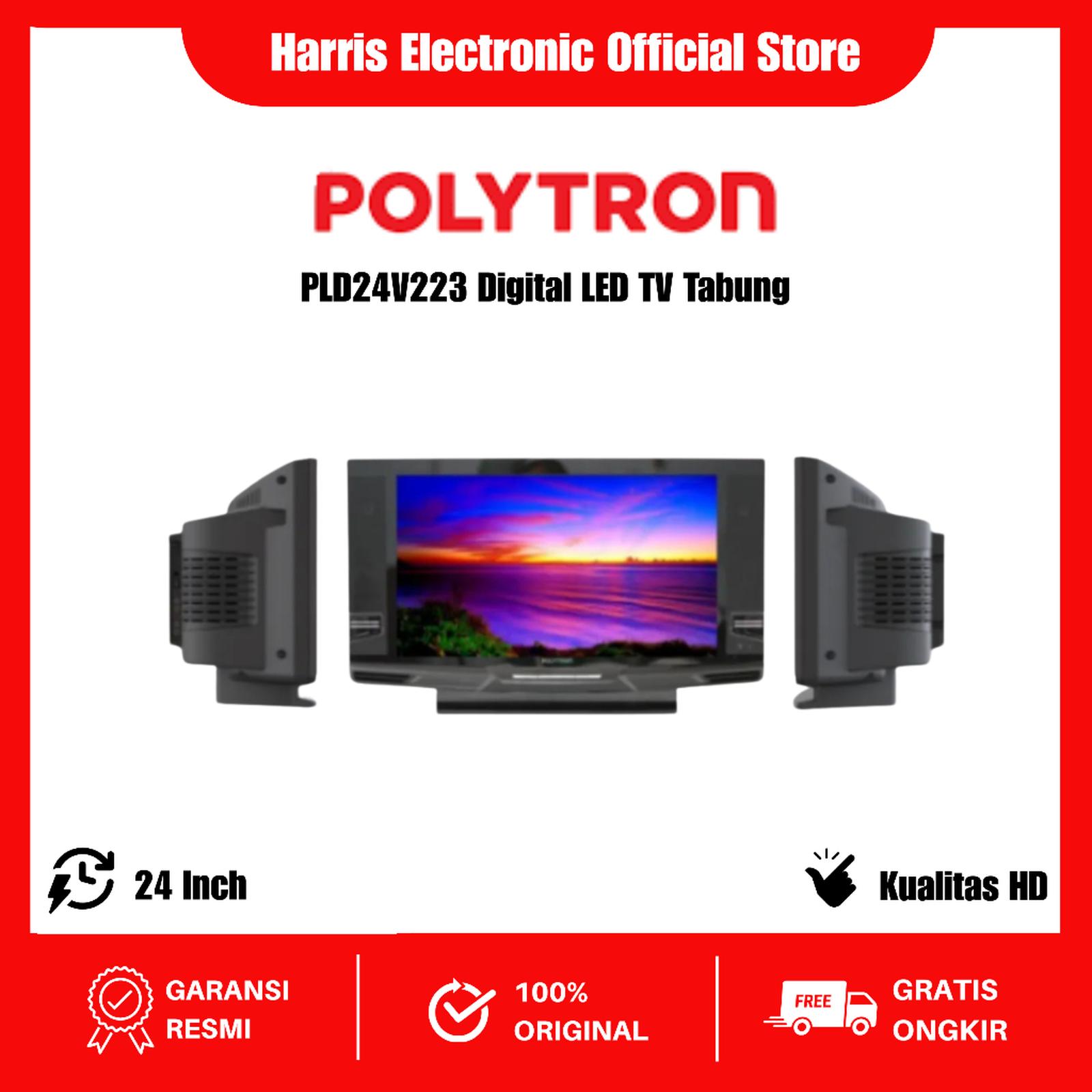 Hartono Istana Teknologi Polytron TV Digital 24 Inch  PLD 24V223