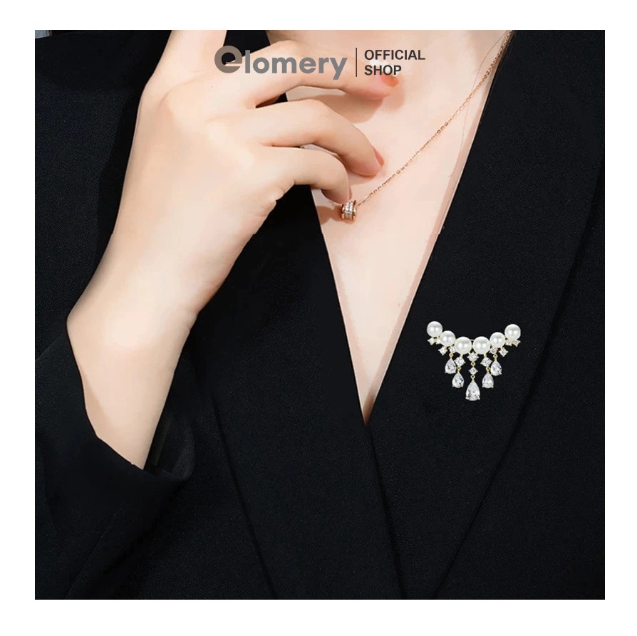 Elomery Elomery Bros Hijab Aksen Mutiara