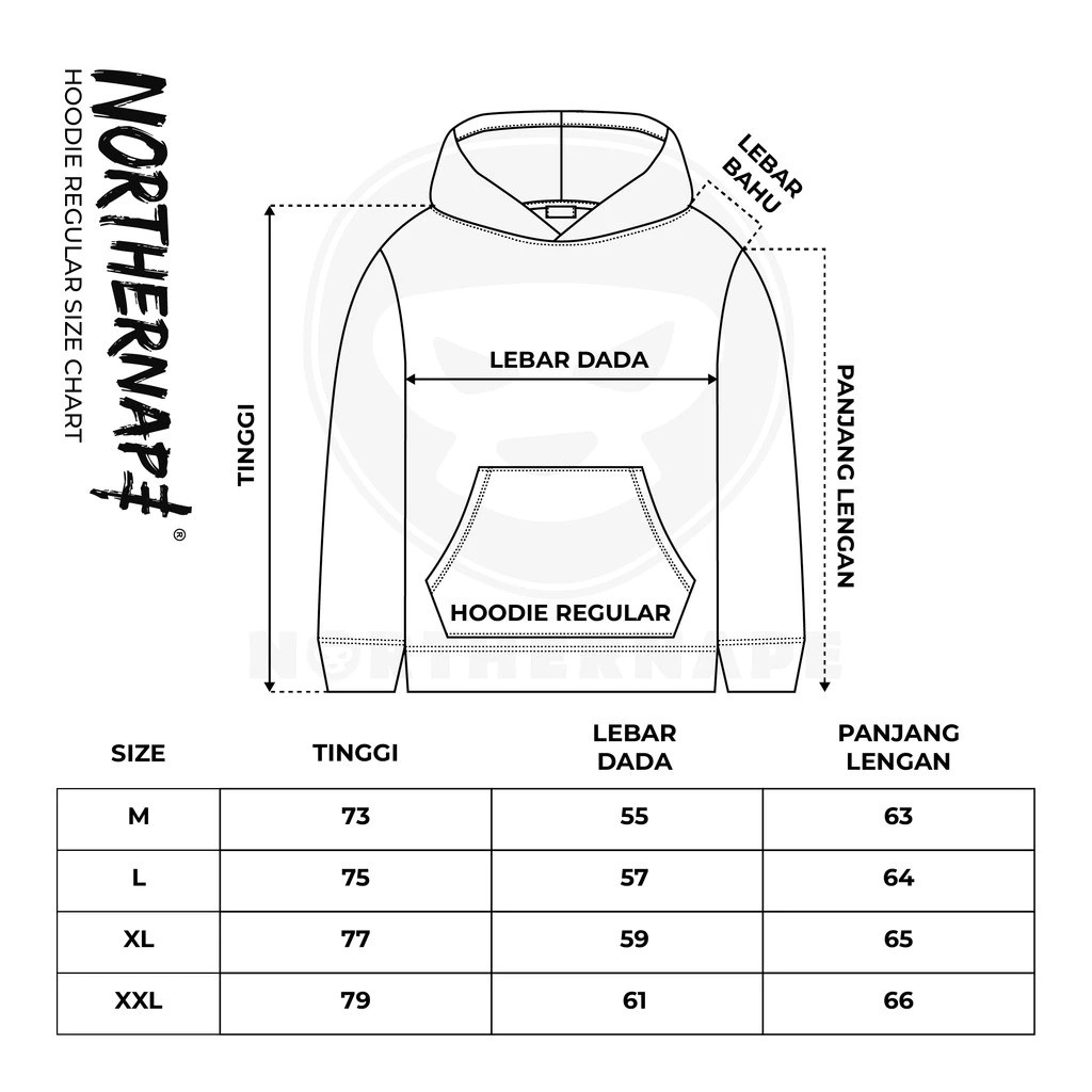 Northernape Studios Northernape Hoodie The Dark Series Misty Black