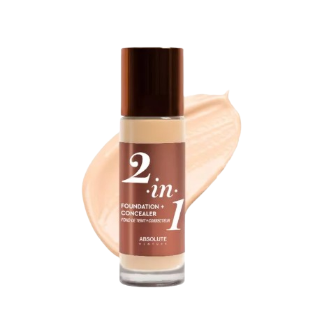 Absolute New York 2-in-1 Foundation + Concealer Cool Porcelain