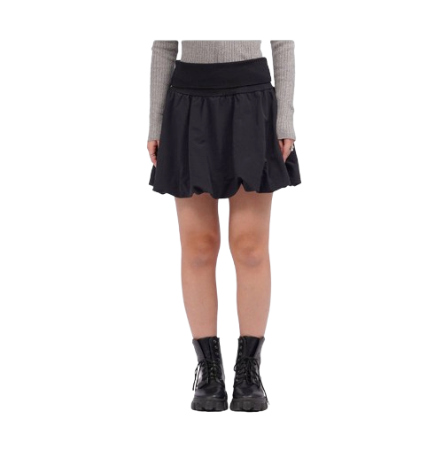 COLORBOX Balloon Mini Skirt Black