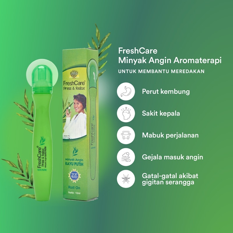 Freshcare Press and Relax Minyak Angin Kayu Putih 3