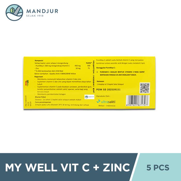 Ultra Sakti Mywell Vit C+Zn
