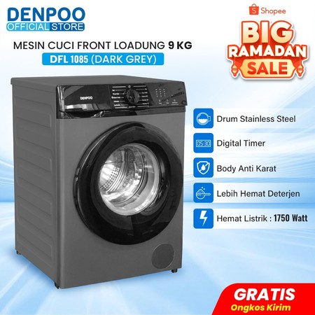 Denpoo Mandiri Indonesia Denpoo Washing Machine Front Loading DFL-1085