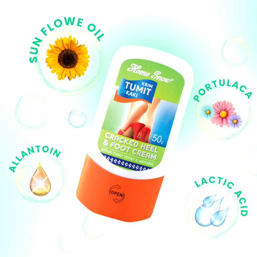Empat Musim Multi Cantik Home Snow Krim Tumit & Kaki