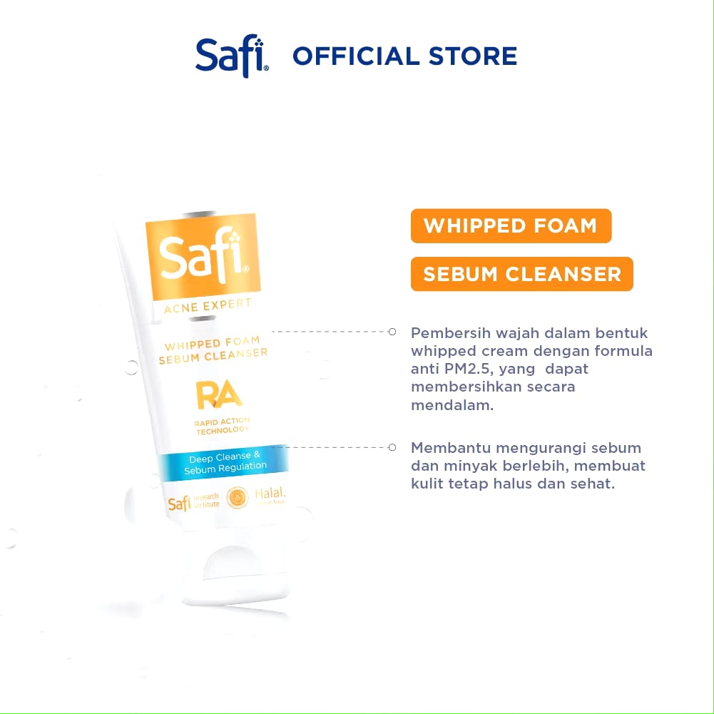 Unza Vitalis Safi Acne Expert Whipped Foam Sebum Cleanser