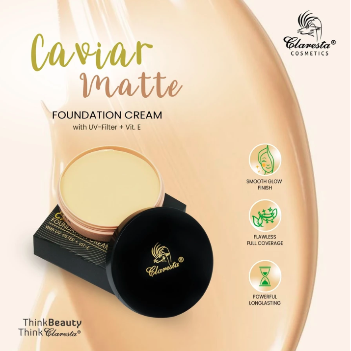 Araya Distriversa Lestari Claresta Caviar Matte Foundation