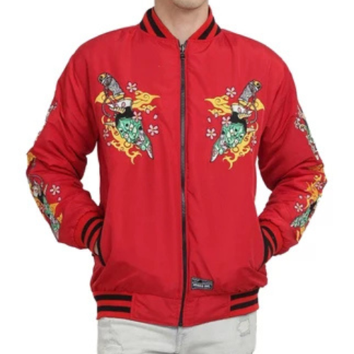  RIMC Riders Inc Motorcycle Jaket Sukajan Hannya