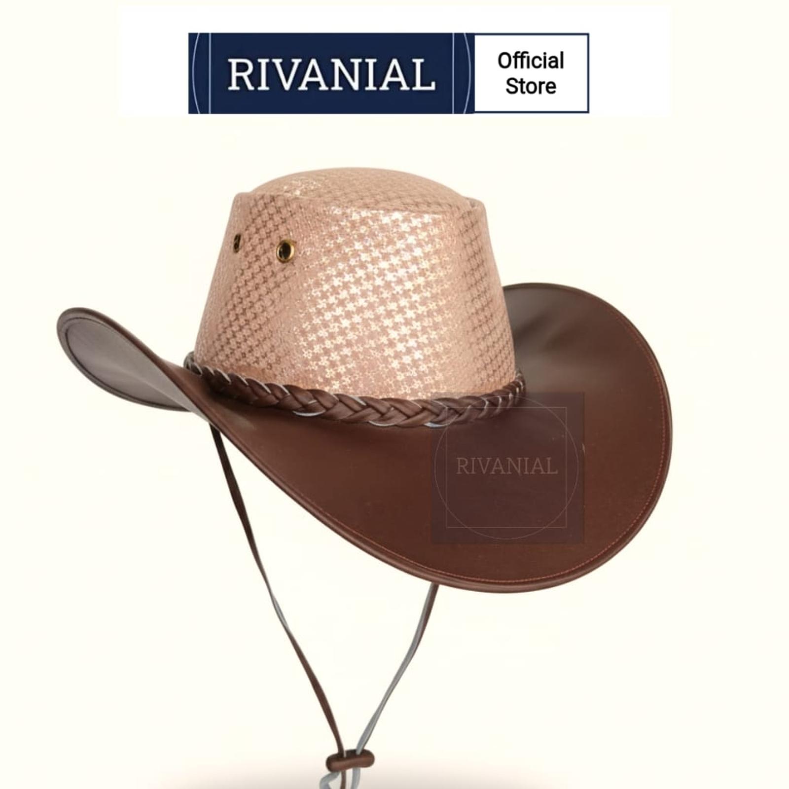  RIVANIAL Topi Pria Cowboy 004