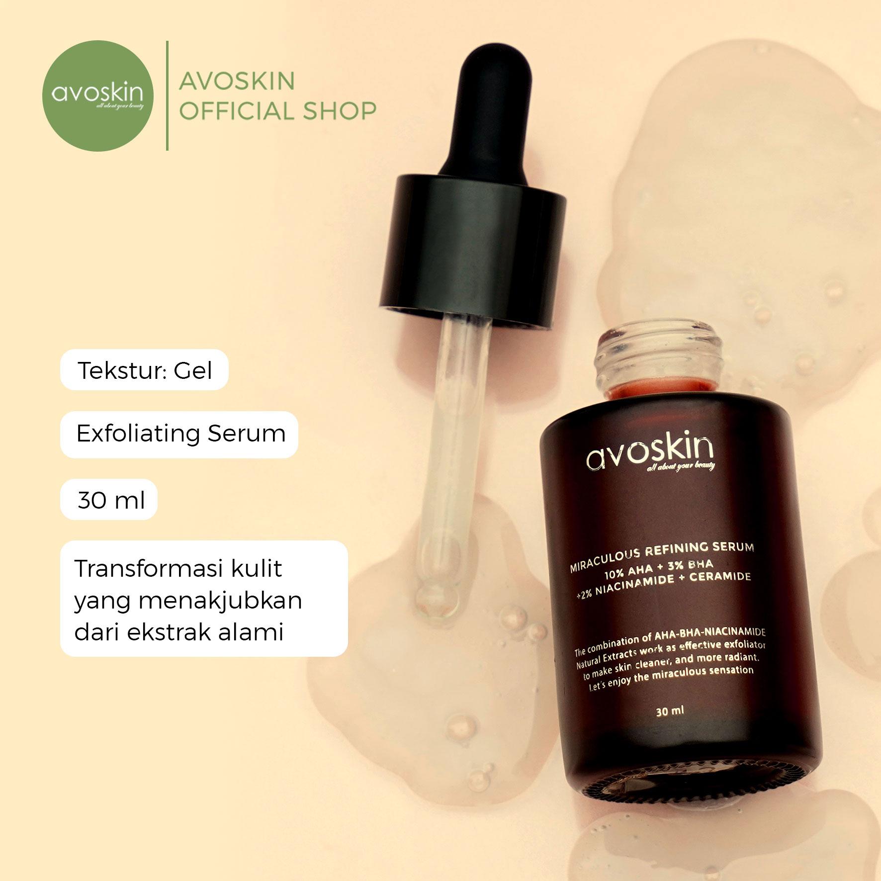 AVO Innovation Technology Avoskin Serum Miraculous Refining AHA BHA