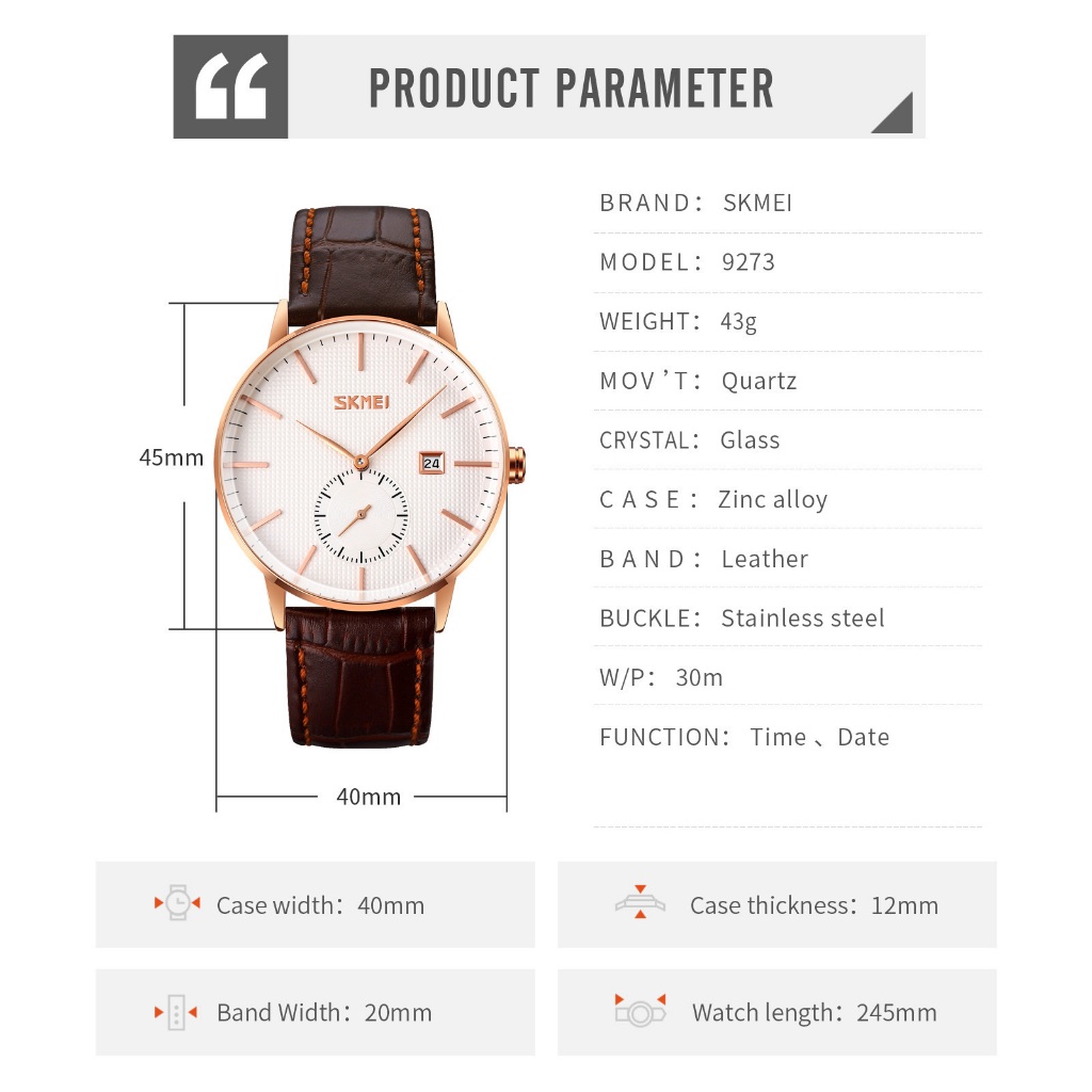 SKMEI Jam Tangan Analog 9273