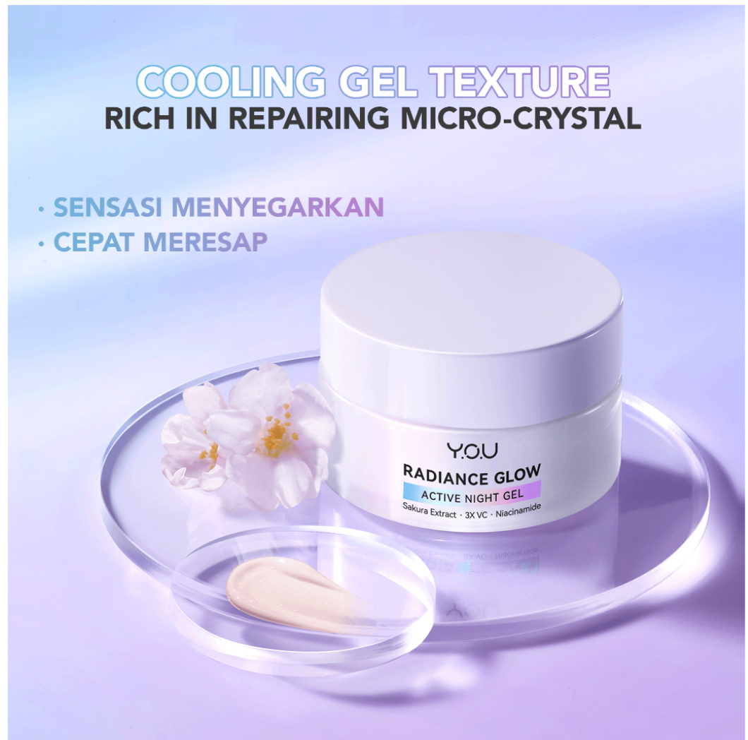 HEBE Beauty Style Y.O.U Radiance Glow Active Night Gel 