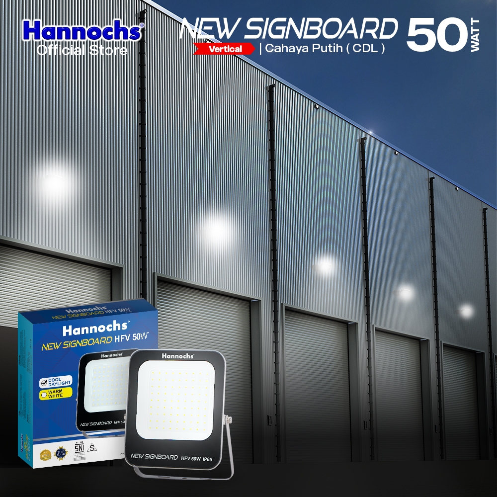 Citra Hannochs Niagantara Hannochs New Signboard Cahaya Putih HFV 50W