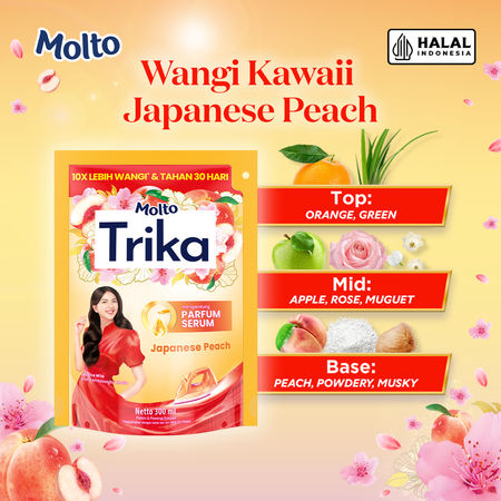Unilever Molto Trika Japanese Peach